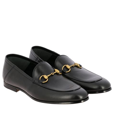 mocassini gucci con morsetto|Mocassini in pelle con morsetto in Nero .